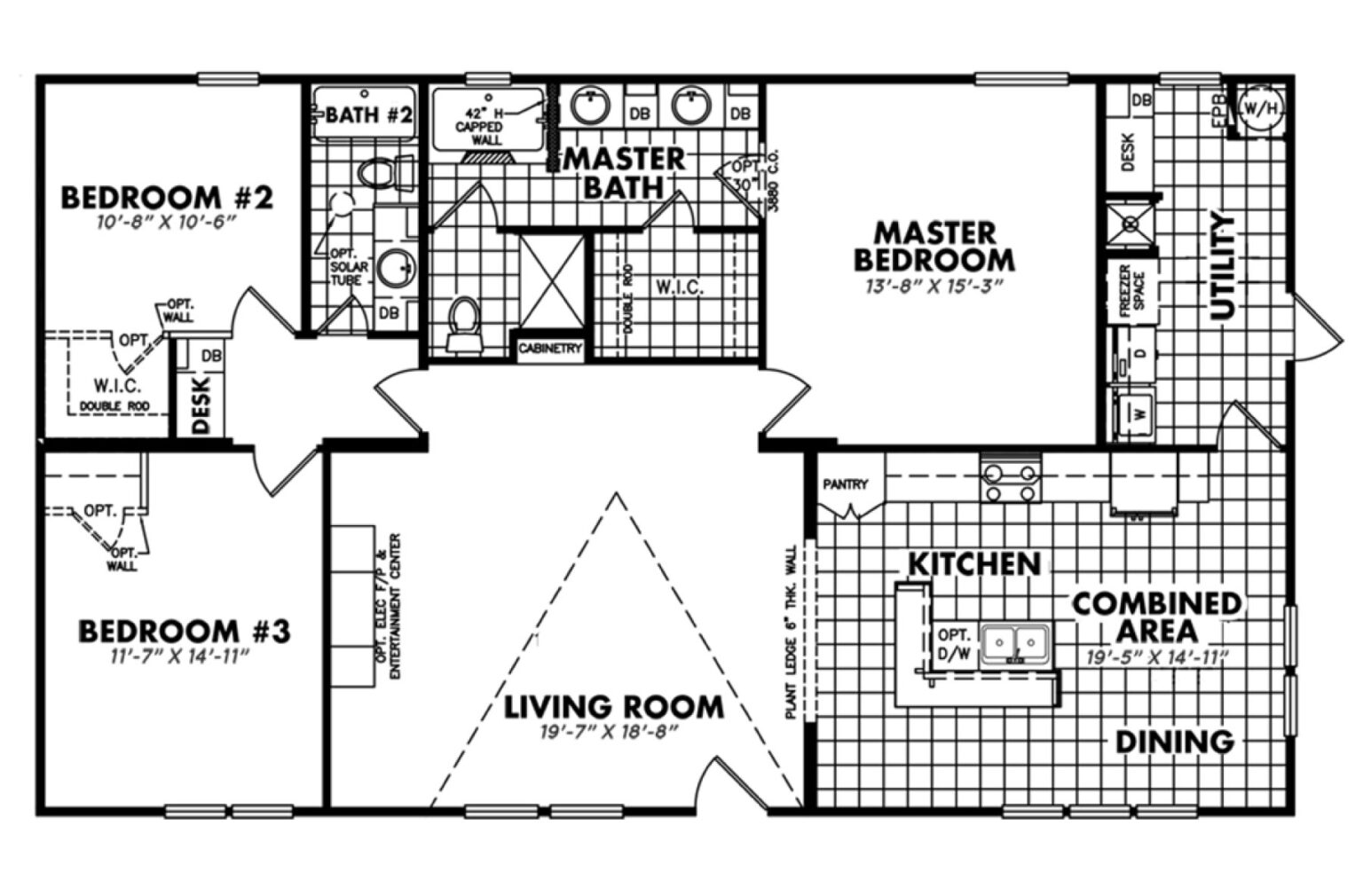 Legacy H325632D 32x56 3/2 Brazoria County Mobile Homes